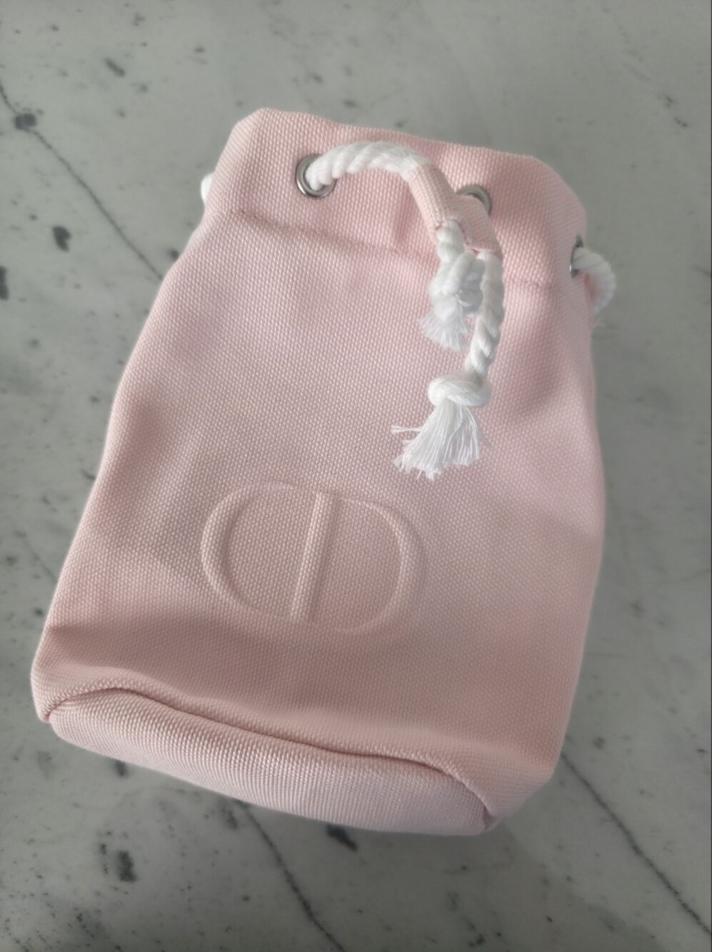 [Dior Beauty] Dior Beauty light pink canvas drawstring pouch
